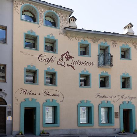 Cafe Quinson Relais De Charme Otel Morgex Dış mekan fotoğraf